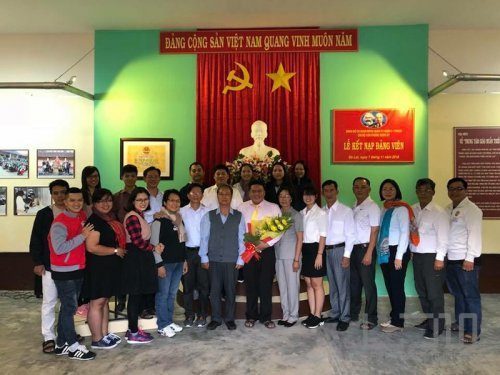 Tổ chức Lể kết nạp đảng viên tại Di tích quốc gia Nhà lao thiếu nhi Đà Lạt