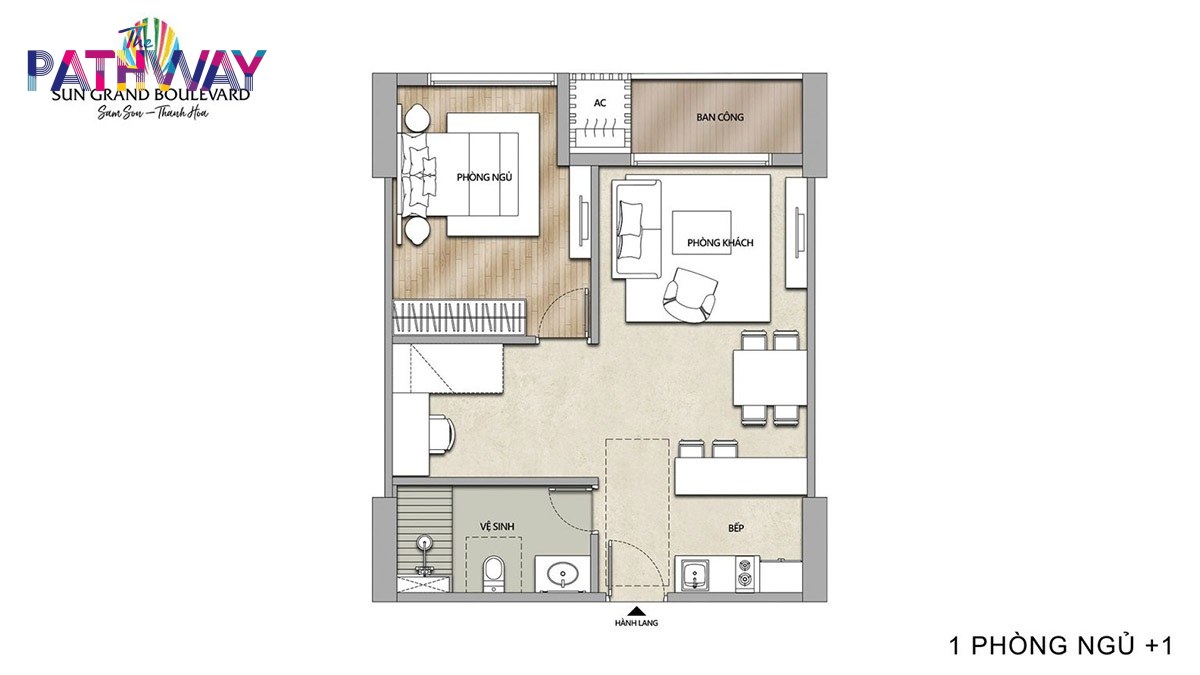 Thiết kế Villa 1 phòng ngủ